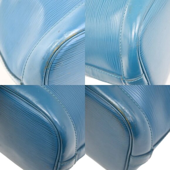 LOUIS VUITTON Noe BB Drawstring Shoulder Bag Epi Leather Blue M40846 89FC131 - Picture 7 of 15